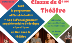 Flyers classe theatre